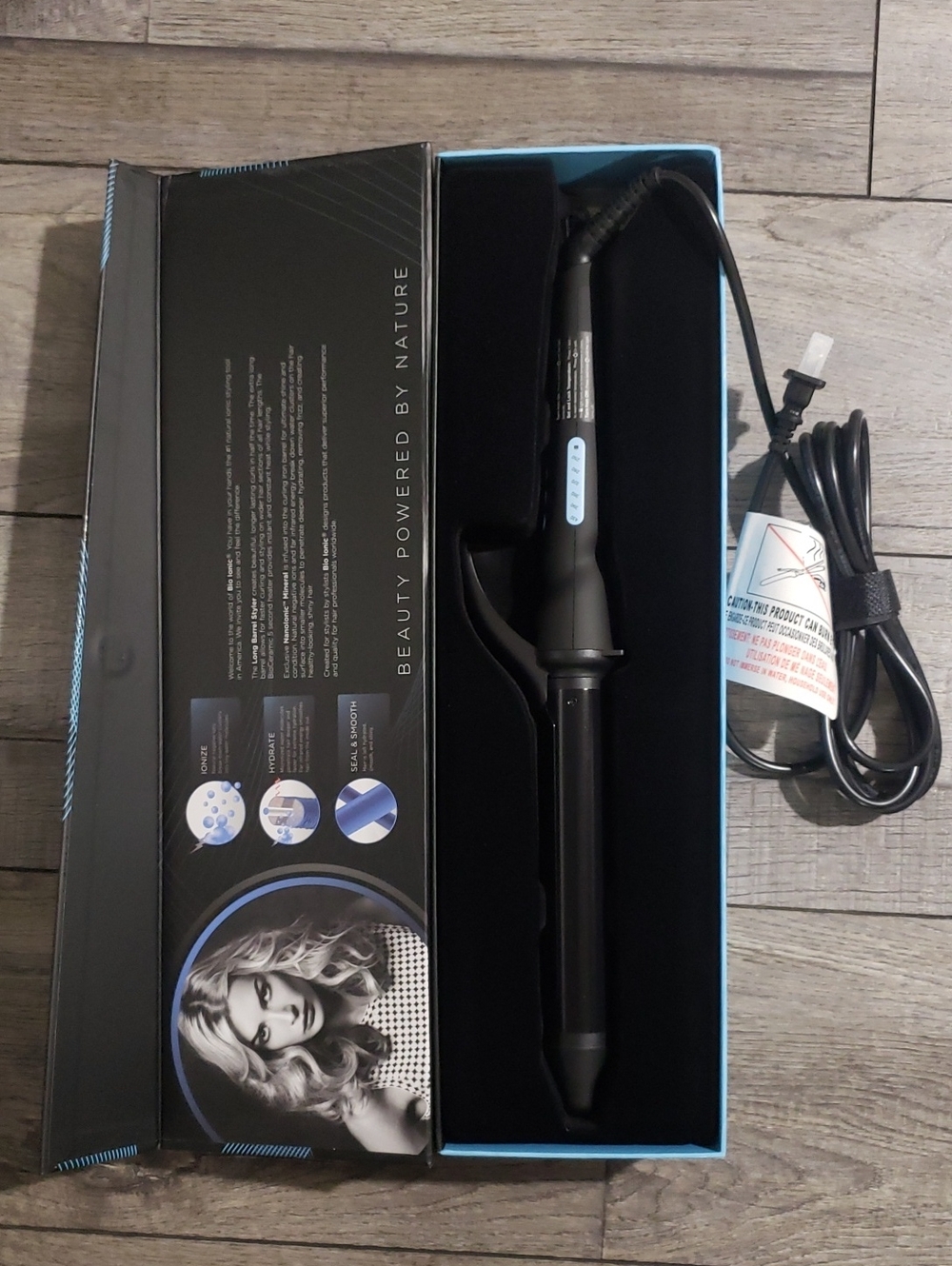 Bio Ionic Long Barrel Curling Iron 1.25" Long Barrel Styler